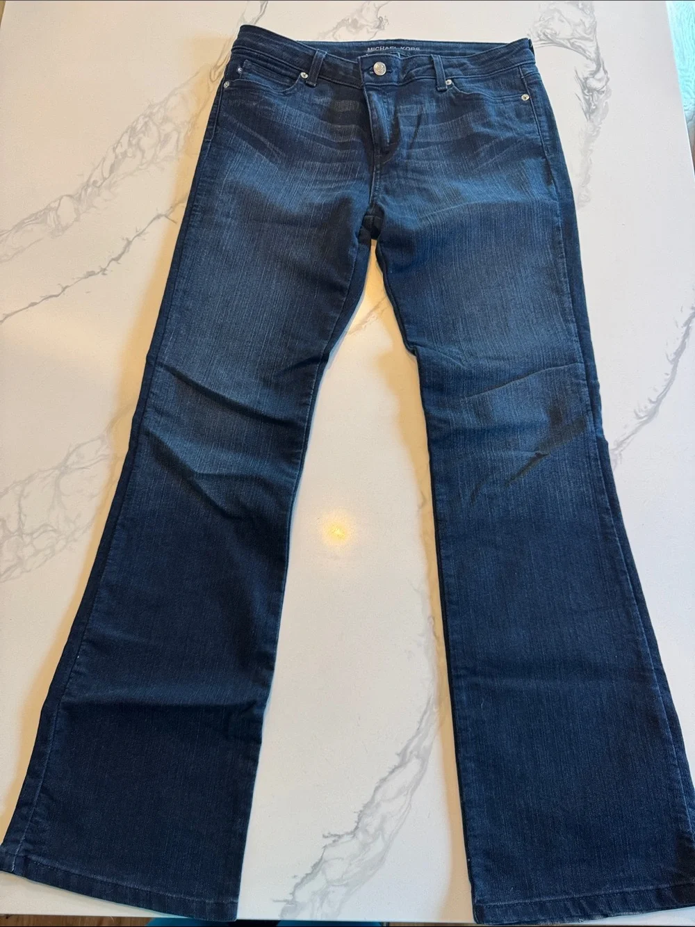Michael Kors Navy Flare Jeans